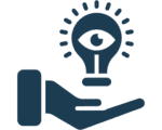 Innovative vision concept icon