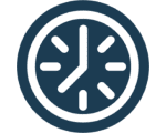 Simple round clock symbol